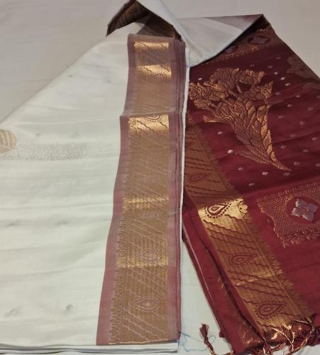 SOFT SILK SAREE WITH BLOUSE